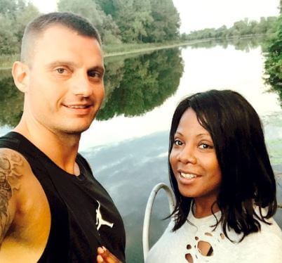 Nemanja Jokic with his wife Sheron Genovea.